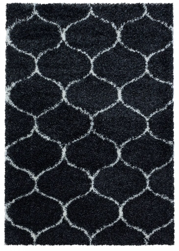 Ayyildiz koberce Kusový koberec Salsa Shaggy 3201 antracit - 280x370 cm