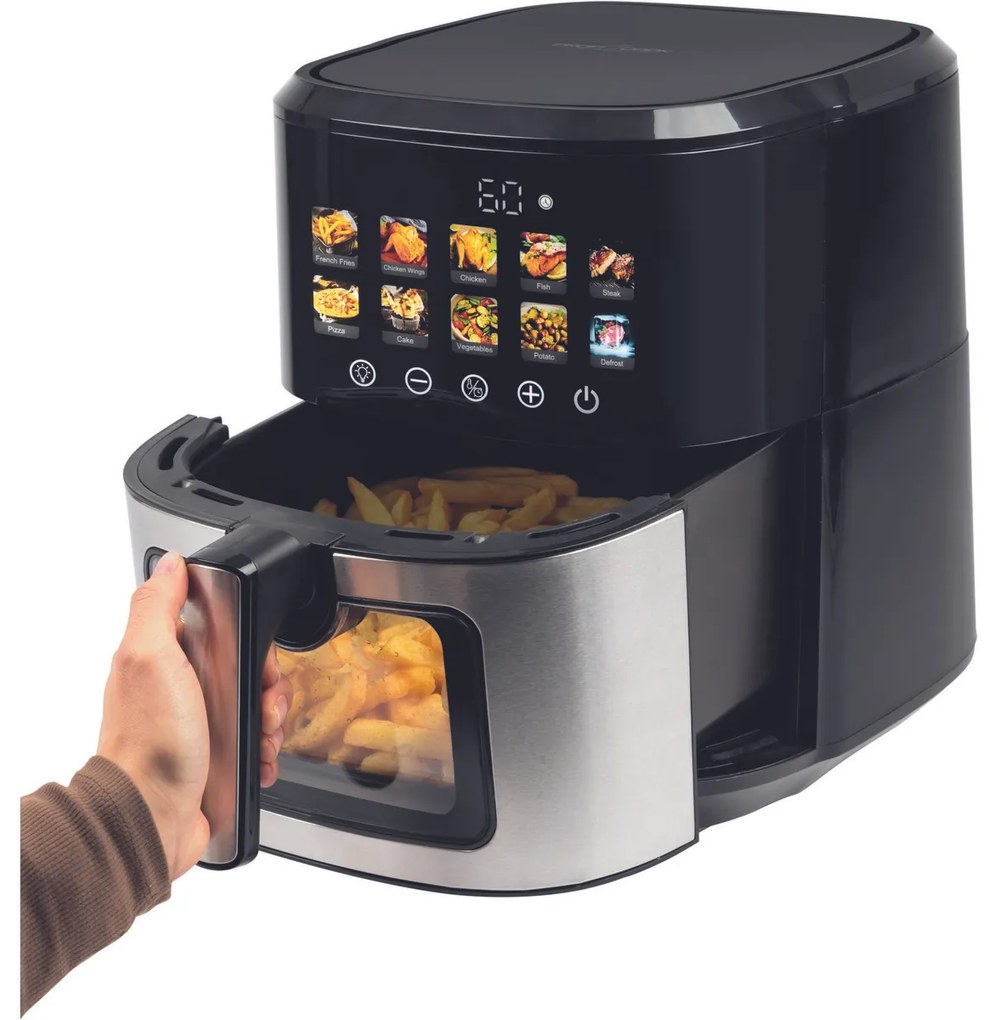 ProfiCook FR 1286 H teplovzdušná fritéza s grafickým displejom a dotykovým senzorom, 6,5 l