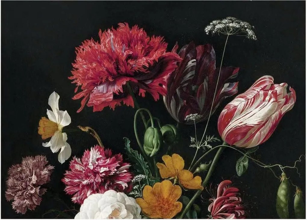 Vliesová tapeta Golden Age Flowers II