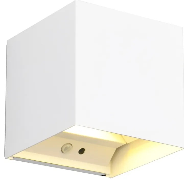 LED nástenné vonkajšie svietidlo so senzorom pohybu (výška 10,5 cm) Talent – Reality