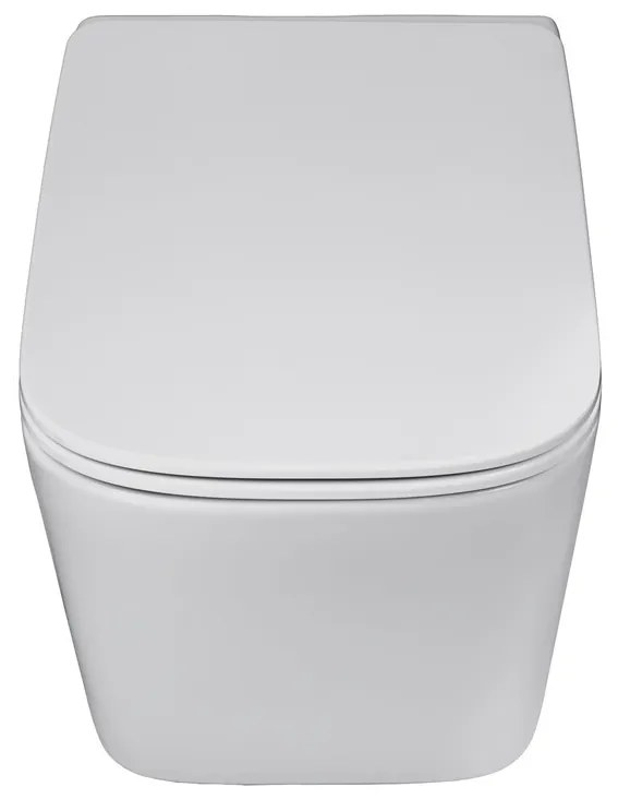 Závesná WC misa nástenná biela