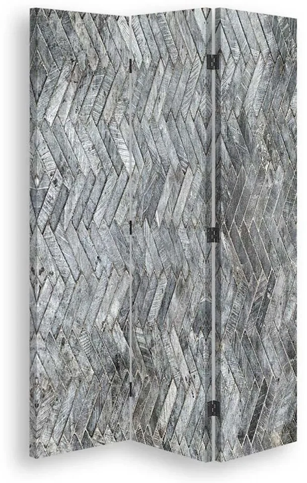 Gario Paraván Vzorovaná sivá Rozmery: 180 x 170 cm, Prevedenie: Klasický paraván