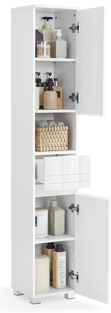 Kúpeľňová skrinka Vasagle Mista biela