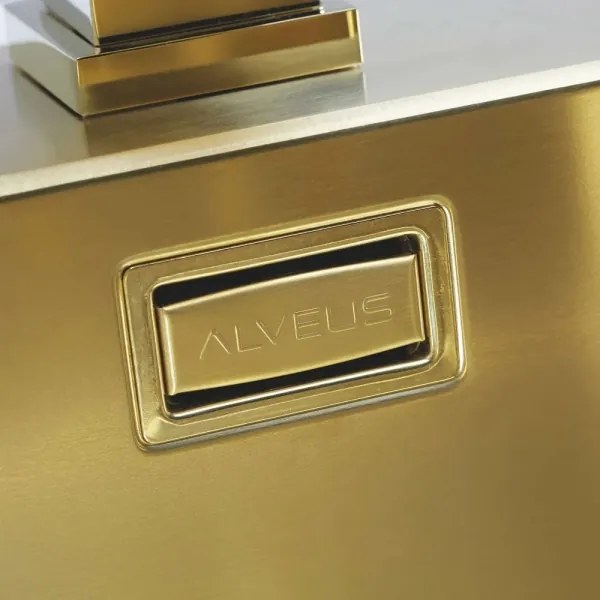 ALVEUS 1106867 - Kuchynský drez PURE 52,5x51,5 cm monarch zlatá