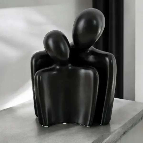 Dekorácia na stôl 20x5,5x14,5 cm čierna