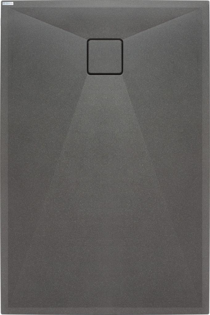 Deante Correo, obdĺžniková granitová sprchová vanička 140x90 cm, antracitová, DEA-KQR_T47B