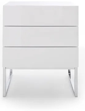 Nočný stolík ROCKY XL biely