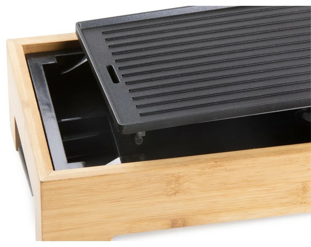 DOMO DO9270G stolný elektrický gril Plancha BambooStyle, M