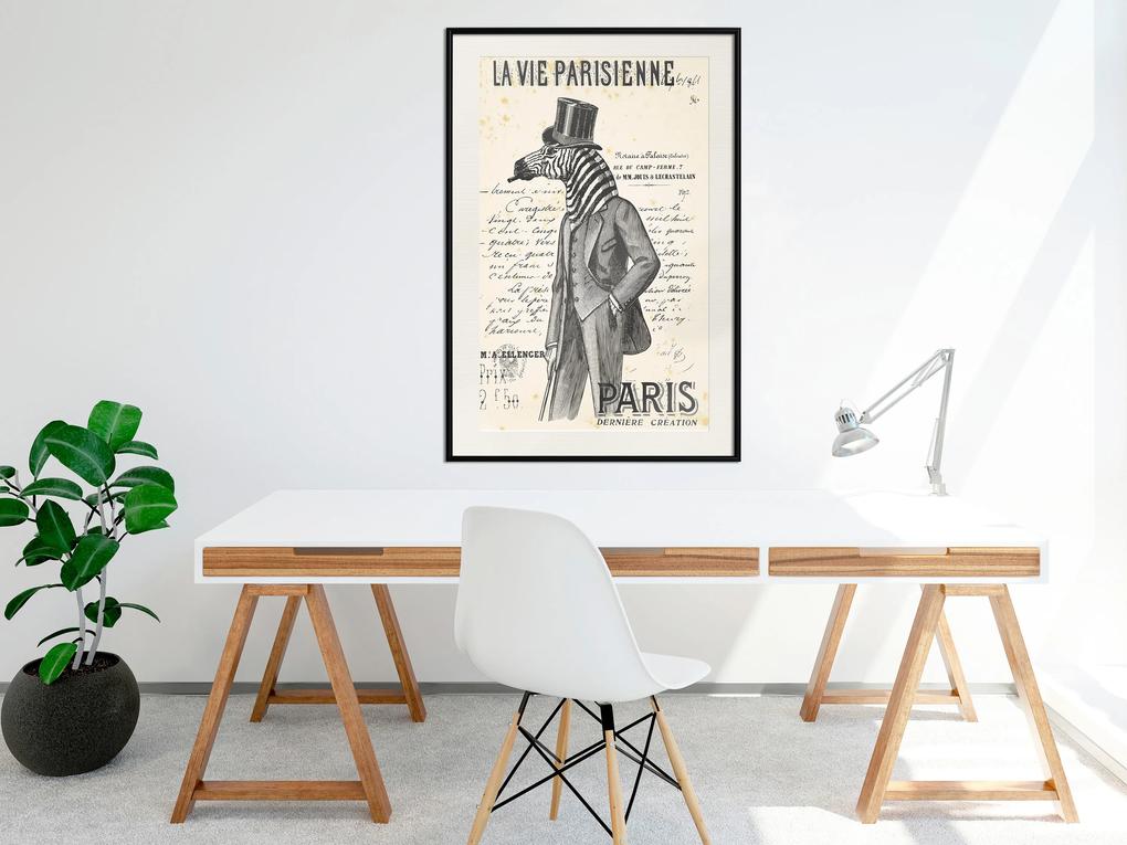 Artgeist Plagát - La Vie Parisienne [Poster] Veľkosť: 20x30, Verzia: Zlatý rám