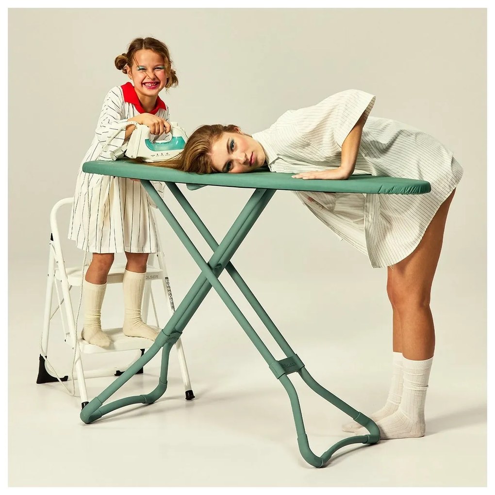 Rolser Žehliaca doska K-Surf Salvia Tube 130 x 37 cm, zelená