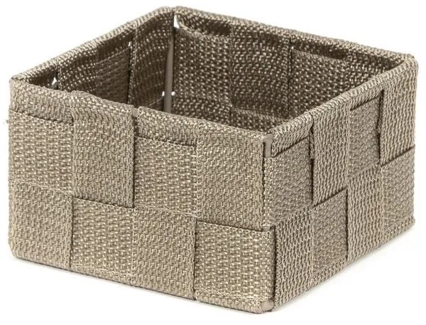 Úložný organizér Compactor TEX 12 x 12 x 7 cm, hnedá