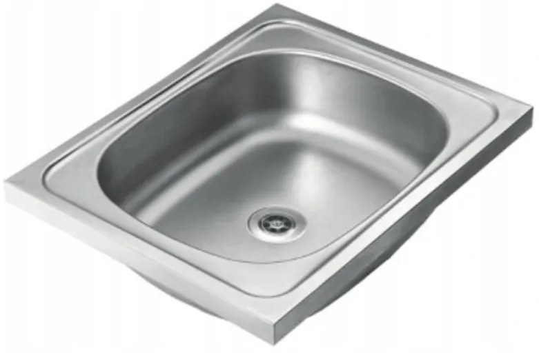 Kuchinox EKO, 1-komorový nerezový drez na skrinku 500x400x150 mm, oceľová, LAV-SKE_010T