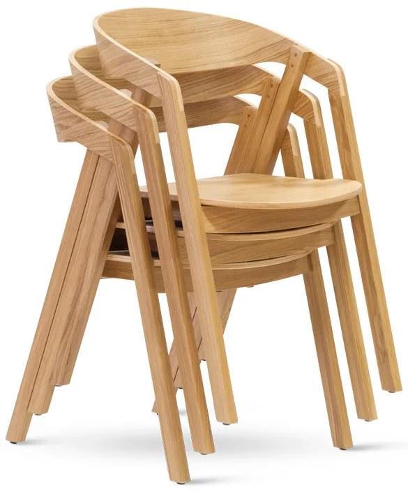 Stima stolička GURU buk s masívnym sedákom Vyberte odtieň ->: Sýto tmavo hnedá