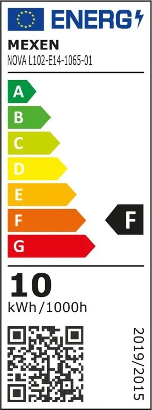 Mexen Nova, LED žiarovka E14, C37, 10W, neutrálna - 4000K, 1055 lm - L102-E14-1040-01