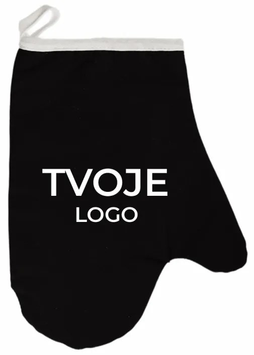 Kuchynská rukavica s vlastným logom EMI, červená