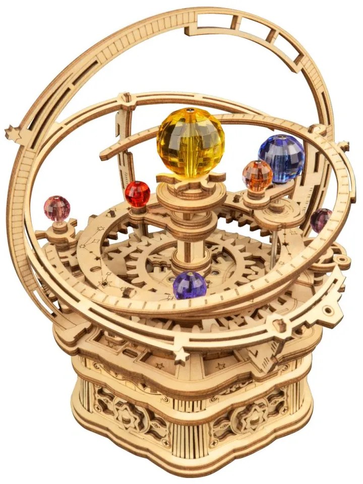 Robotime Rokr 3D dřevěné puzzle Hvězdná noc 84 ks