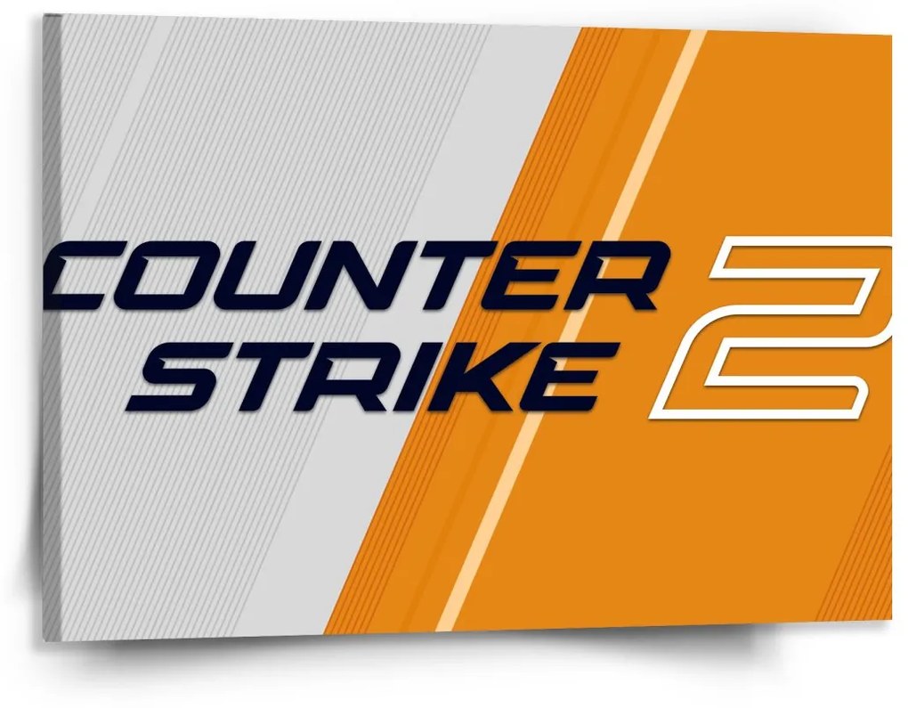 Sablio Obraz Counter Strike 2 Oranžová - 150x110 cm