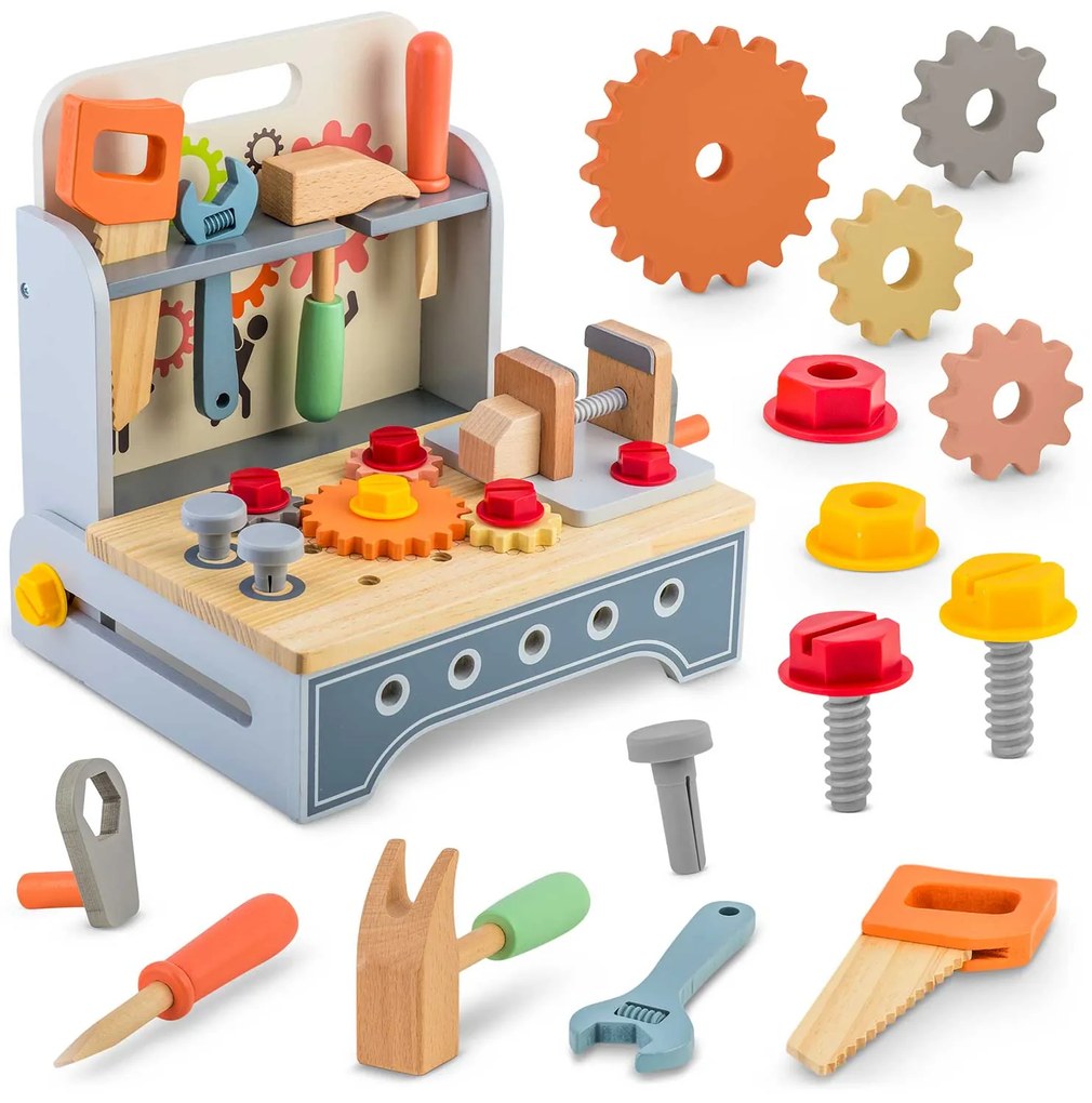 Drevená dielňa s náradím RK-877 Ricokids