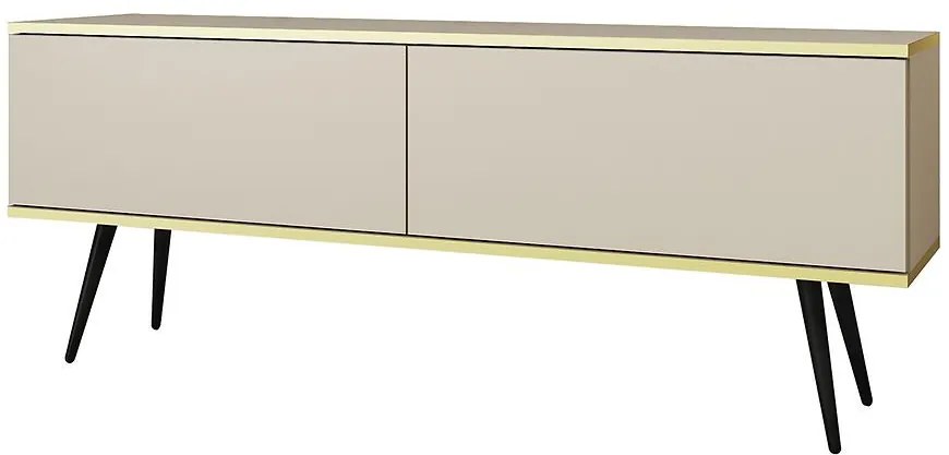 TV stolík Oro 135 Bez+ Čierne nohy