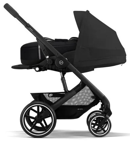 CYBEX športový kočík Balios S Lux - moon black (black frame)