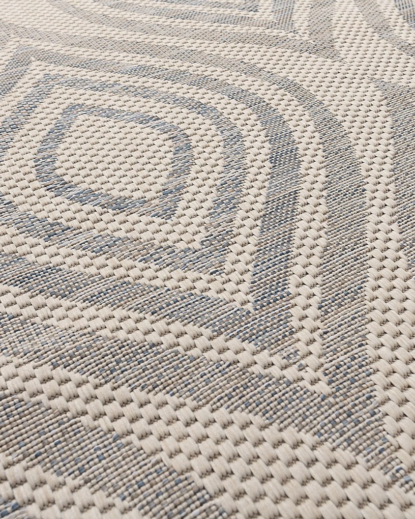 Koberec Breeze beige/raw/blue 200x290cm