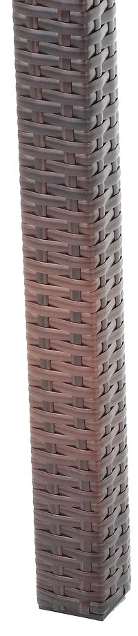 Záhradný stôl Brone, hnedá