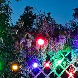 DECOLED LED žiarovka, červená, pätica E27