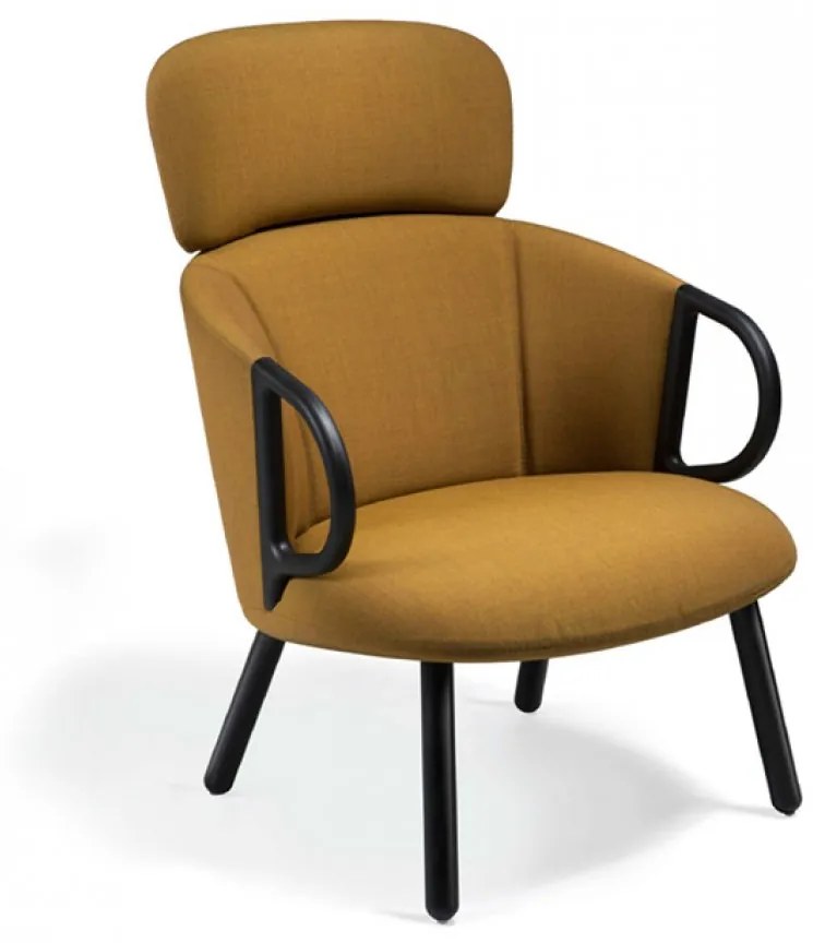 CUCARACHA čalúnené lounge kreslo CUCARACHA HB BL