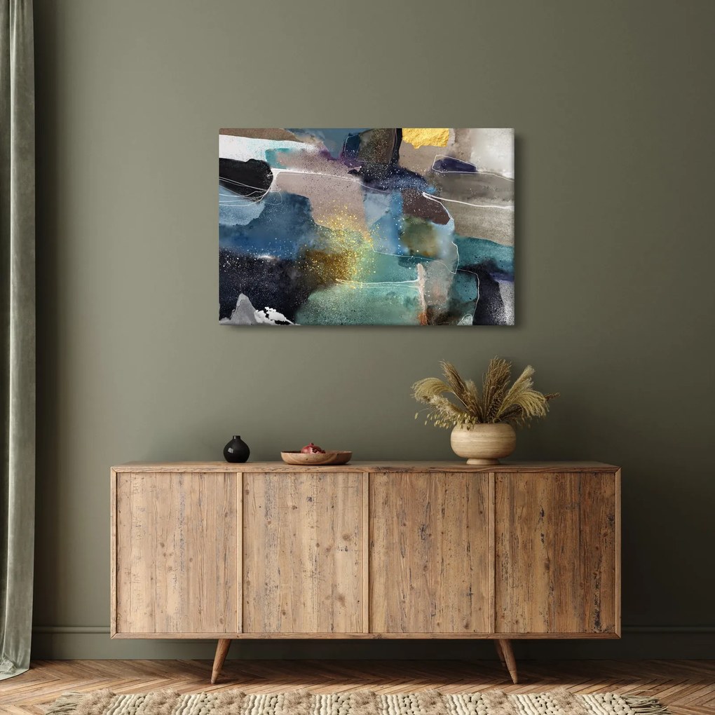 Obraz - Akvarelová abstrakcia (90x60 cm)