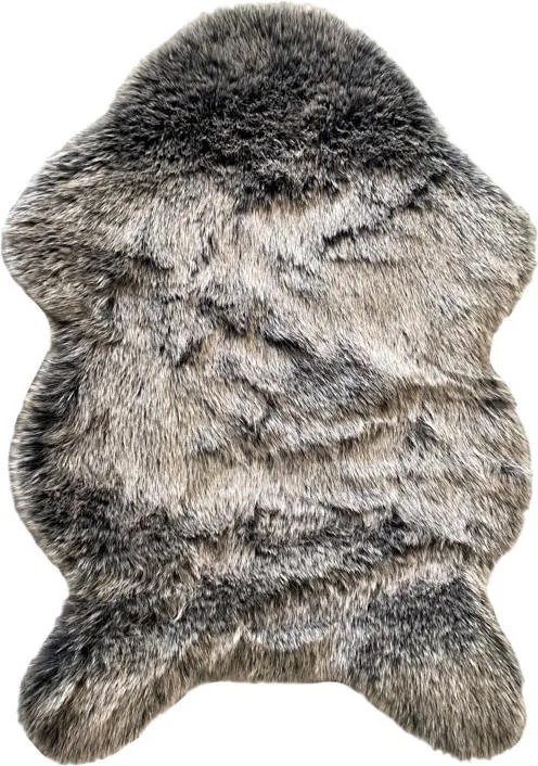 XXXLutz UMELÁ KOŽUŠINA, 55/80 cm, antracitová - Koberce - 003580057650