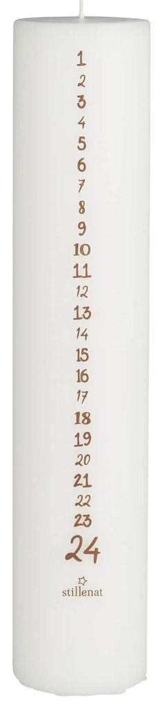 Ib Laursen Adventná sviečka Brown Numbers