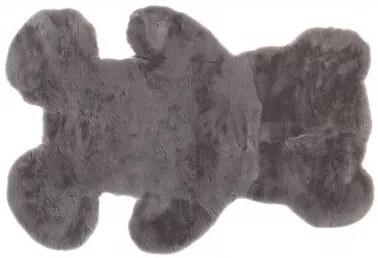 Koberček RABBIT FUR TEDDY BEAR tmavosivý