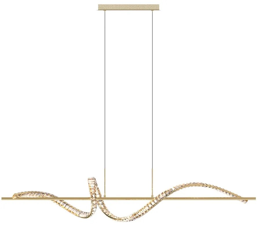 Zuma Line MD3170-1-3GT - LED Luster na lanku ATHESA LED/24,5W/230V 2700-6000K +DO