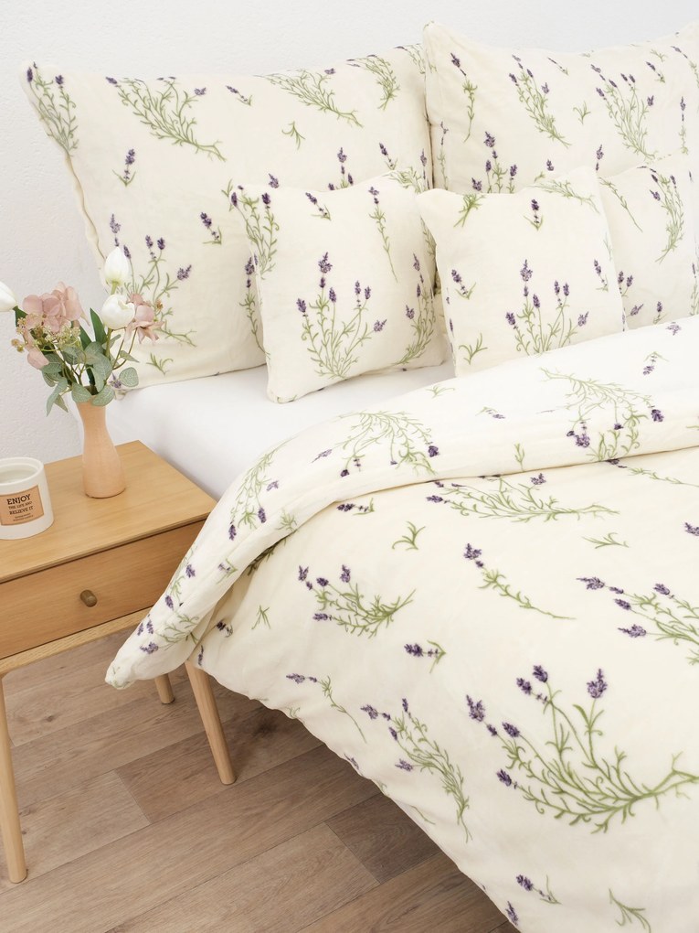 Obliečky mikroplyš Exclusive – Levanduľa 02