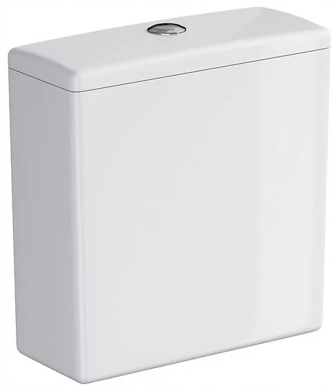 Cersanit Crea Clean On, oválna kombi misa vrátane Slim sedátka z duroplastu, biela, K114-023