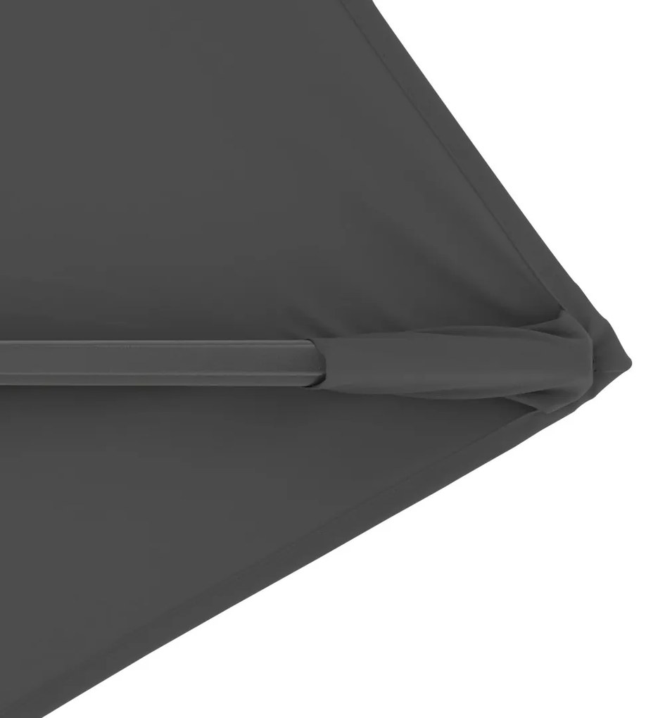 Doppler ACTIVE 310  x 210 cm - moderný slnečník s bočnou nohou antracitová (kód farby 840)