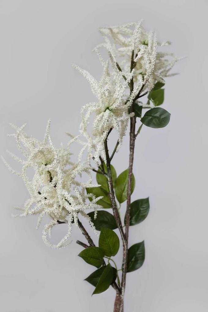 Biela chuchmina umelý kvet 101cm