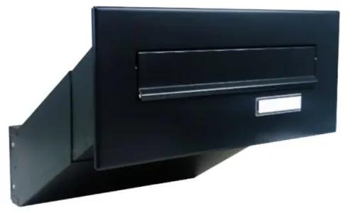 DOLS D-041 RAL - poštová schránka na zamurovanie, s menovkou / Barva schránky:Černá RAL 9005