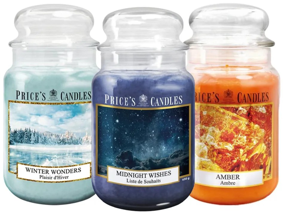 Price´s Set 3 svíček MAXI Price's
