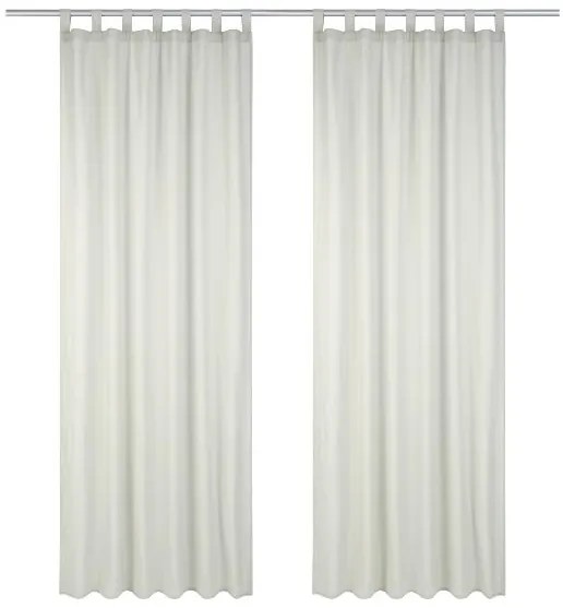 Livarno home Závesy, 135 x 240 cm, 2 kusy (béžová)  (100389387)