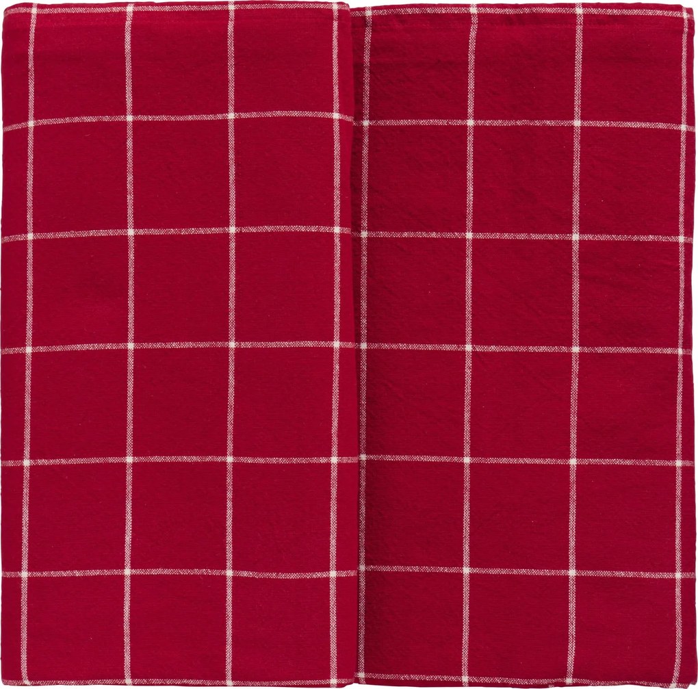 Ib Laursen Bavlnený obrus Silja Large Checks 150 × 250 cm