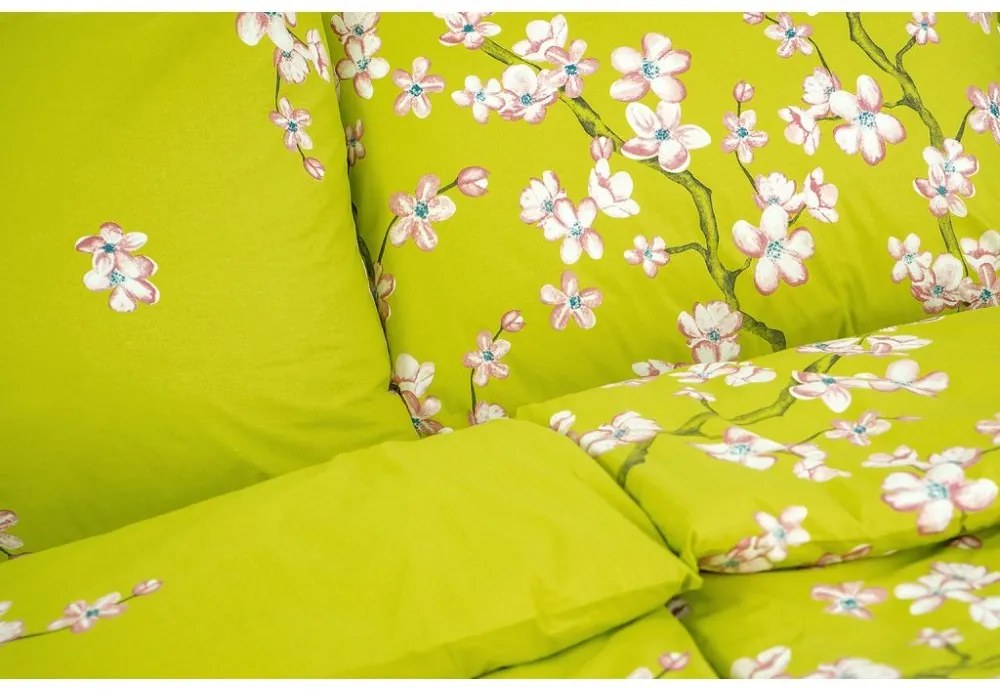 Obliečky 100% Bavlna Sakura 140x200/70x90 cm