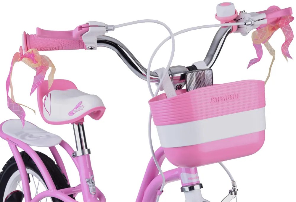 Detský bicykel 14" Little Swan RoyalBaby RB14-18 - ružový