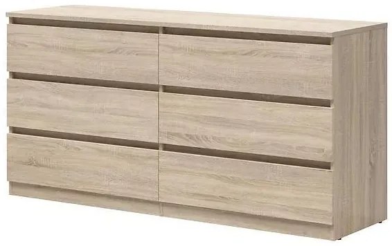 Komoda BRW Tetrix 4 (dub sonoma) . Akcia -48%. Vlastná spoľahlivá doprava až k Vám domov. 1098483