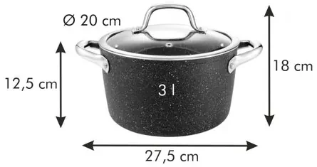 Tescoma Hrniec PRESIDENT Stone s pokrievkou, 3 l