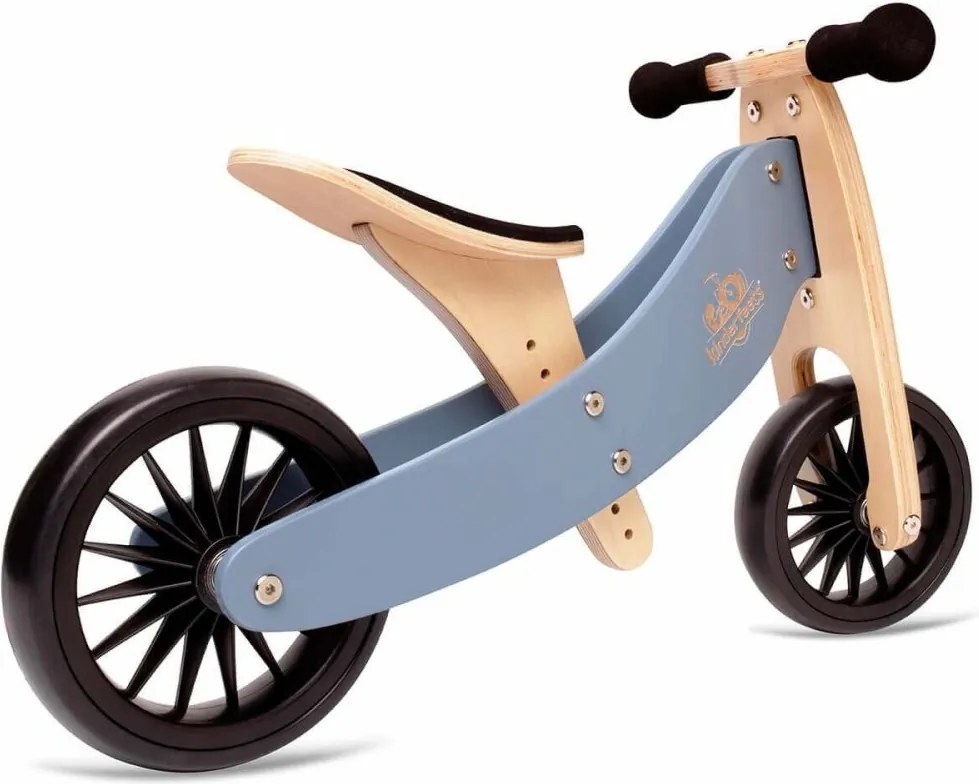 Drevené balančné odrážadlo Tiny Tot Plus 2v1 modrá