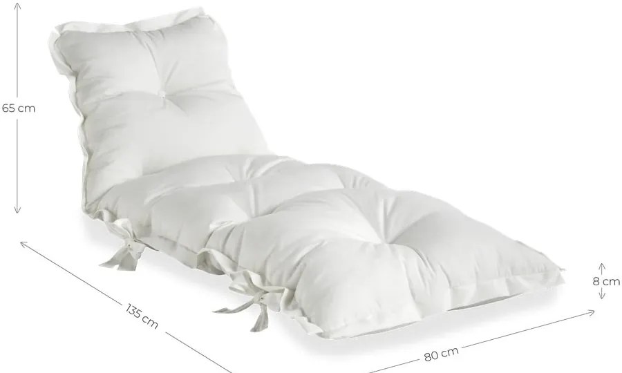 Tmavosivý variabilný futón vhodný do exteriéru Karup OUT™ Sit&amp;Sleep Dark Grey