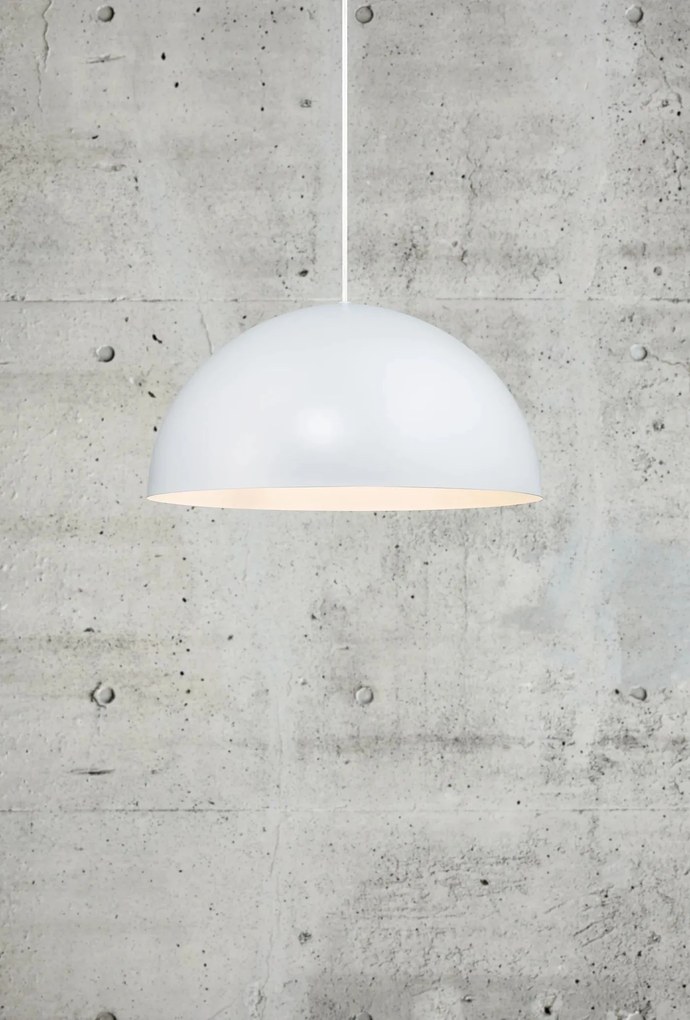 Nordlux Biely závesný luster Ellen 40 pre žiarovku E27 48573001