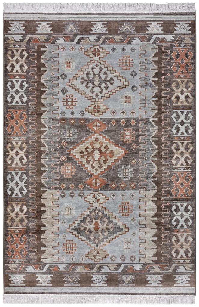 ELLE Decoration koberce Kusový koberec Ghazni 105043 Brown, Multicolored - 95x140 cm