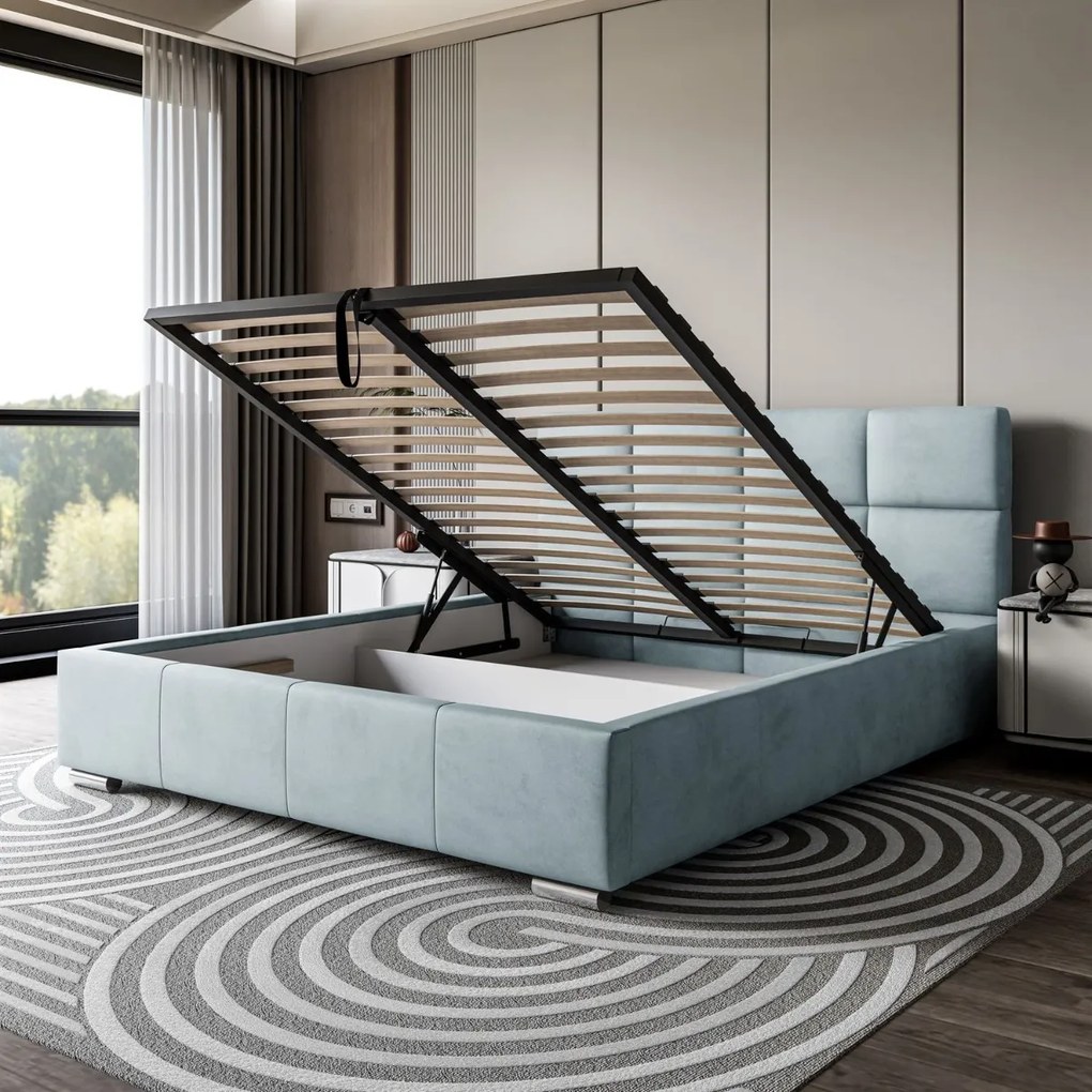 LUISI 160X200 ČALÚNENÁ POSTEĽ S ÚLOŽNÝM PRIESTOROM JASMINE 73